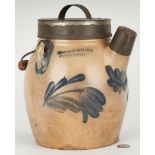 Cowden & Wilcox Stoneware Batter Jug with Tin Covers