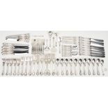 153 Pcs. Gorham Chantilly Sterling Silver Flatware