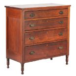 Middle TN Walnut Sheraton Chest of Drawers