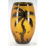 Duncan McClellan Art Glass Vase