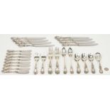 53 Pcs. Reed & Barton Burgundy Sterling Flatware