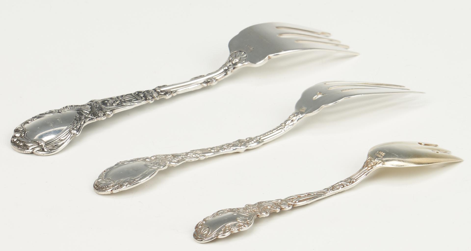 156 pcs. Gorham Versailles Sterling Flatware - Image 18 of 25