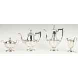 4 pcs Gorham Plymouth Sterling tea set