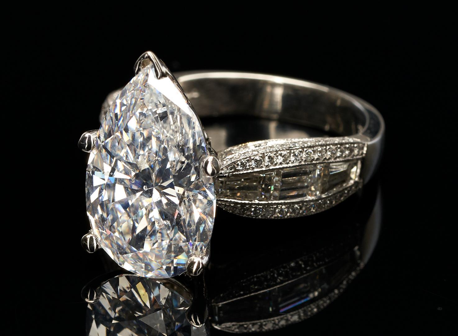 Ladies Platinum & 6 Carat Diamond Engagement Ring - Image 14 of 17