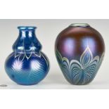 2 Art Glass Vases, incl. Orient & Flume