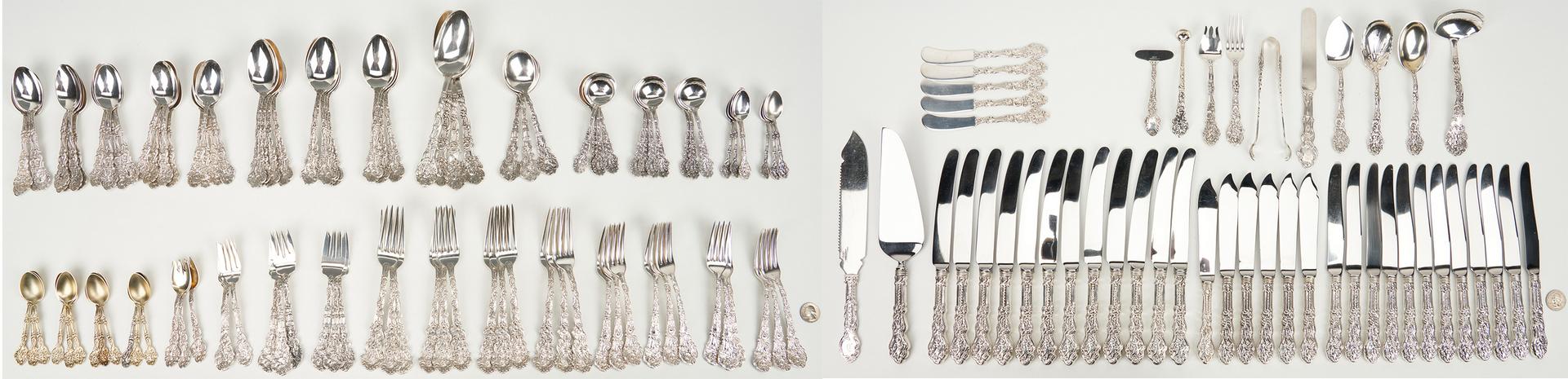 156 pcs. Gorham Versailles Sterling Flatware - Image 2 of 25