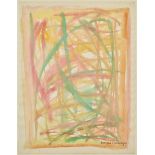 Beauford Delaney Abstract Watercolor, "Composition"