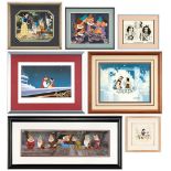 7 Disney Snow White Animation related items