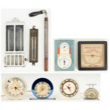 8 American Clocks & Weather Gauges, 9 items