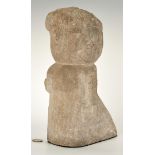 William Edmondson Sculpture, Lady With A Book