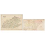 2 Southeast US Maps, incl. KY and TN