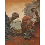 Richard Hescox O/B Painting, "The Hunter"