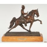 Clarence R. Morrison Bronze Equestrian Sculpture