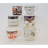 Assorted 19th century coffee cans, cups and assorted saucers (qty) Report by GH See images for an