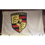 A Porsche flag, probably 1990's, approx. 97 x 158 cm