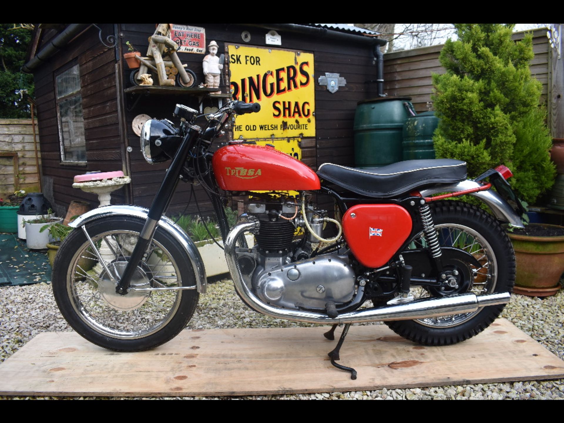 A circa 1961 TriBSA, unregistered, frame number 16440, engine number T110 49450. Restored approx. 12