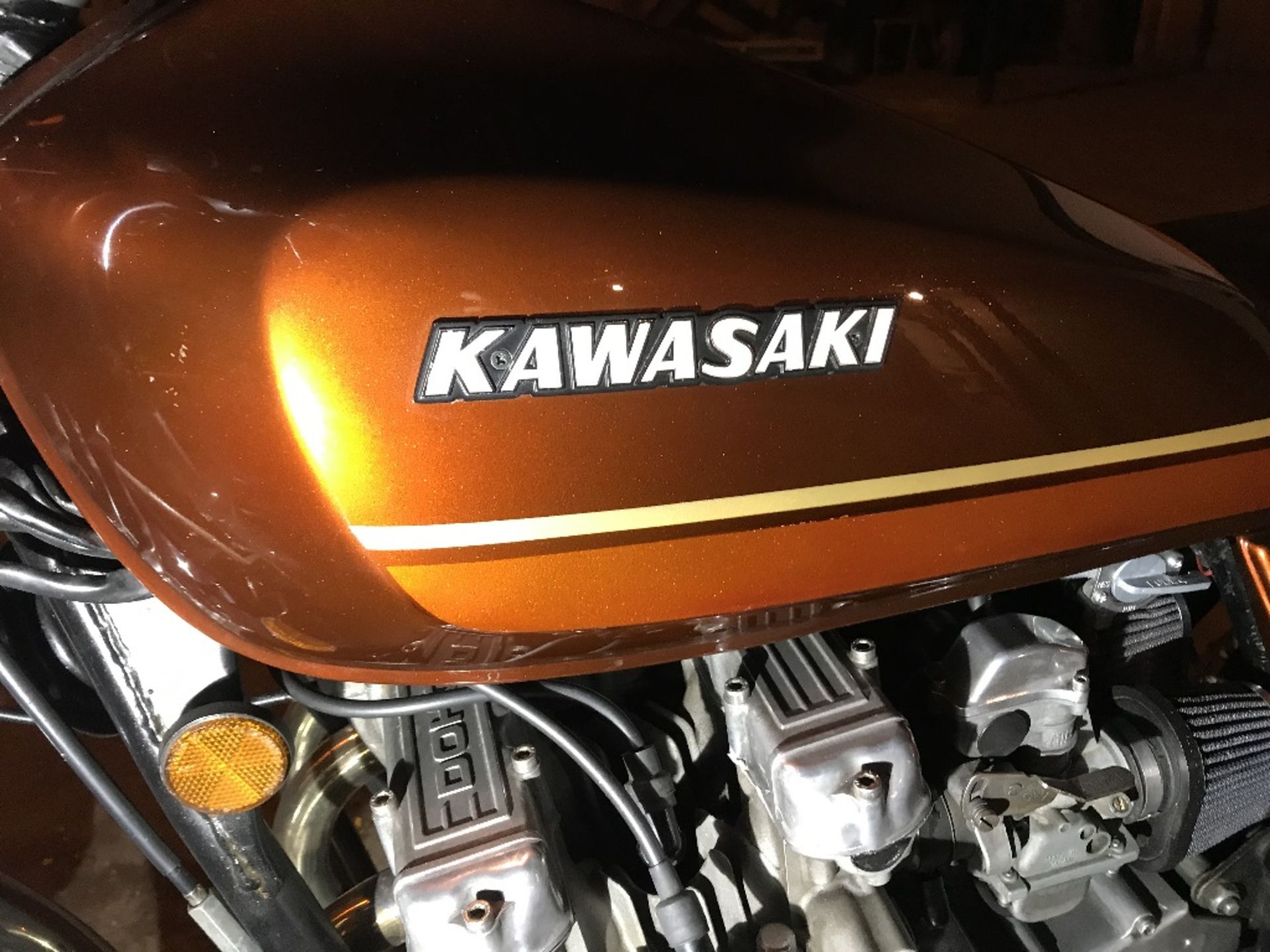 A 1977 Kawasaki Z650R, registration number TNT 306R. Restored to a high standard. Z1 style fuel tank - Image 4 of 7