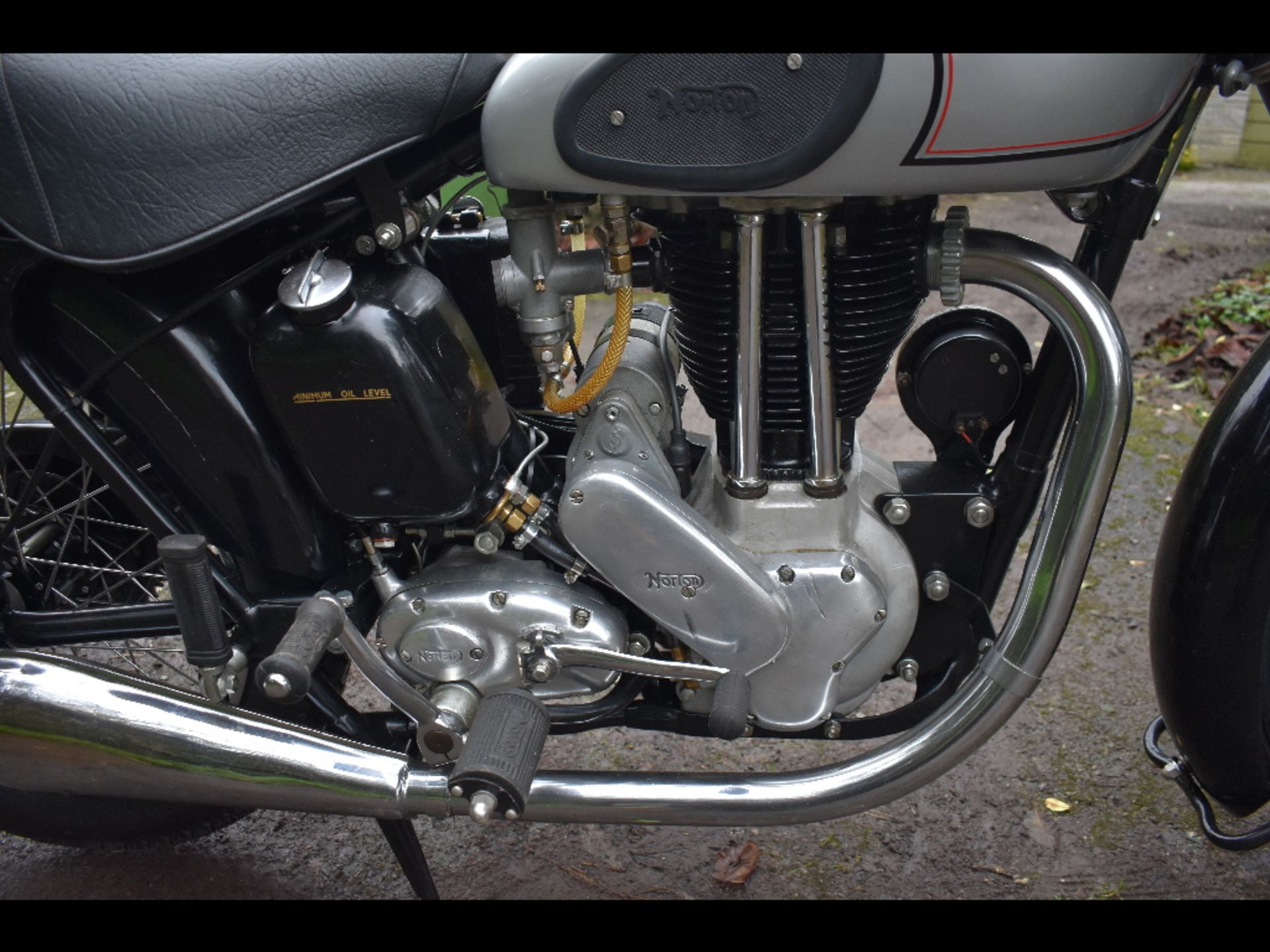 A 1954 Norton ES2, registration number PGF 807, engine number 52901 79X100 J4. From a private - Image 3 of 8