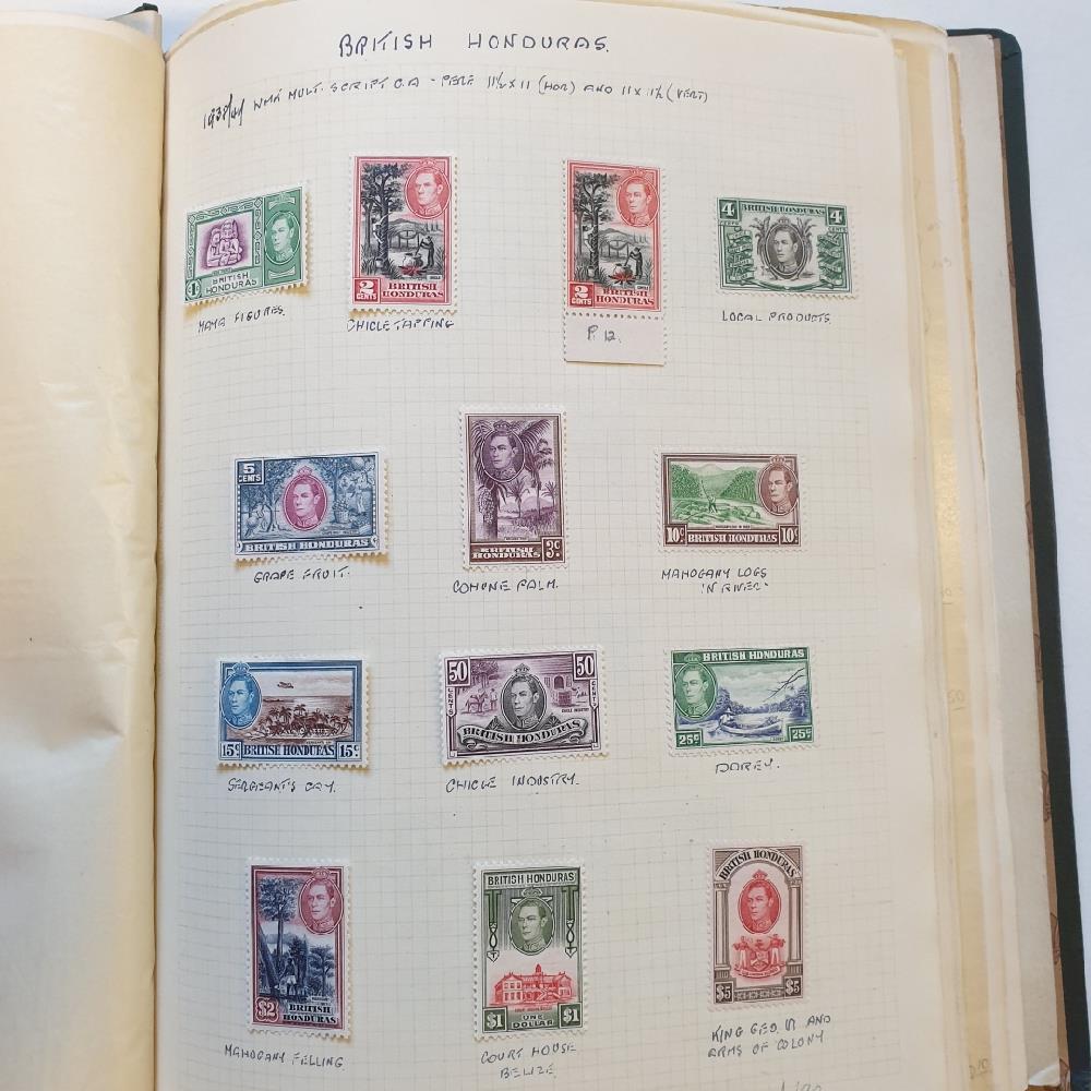 A group of British Commonwealth stamps, QV-QEII collection in an album with British Honduras GVI - Image 2 of 3