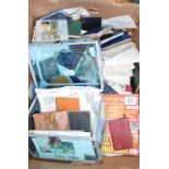 Assorted postal history, stamps and ephemera (box)