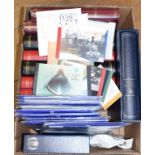 Assorted Guernsey, Jersey, Isle of Man, other stamps, stock books and a group of Channel Tunnel