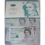 Assorted Elizabeth II £5 and £10 banknotes Report by RB Face value £110