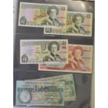 Assorted banknotes, including Jersey, Cyprus, Malta, Mauritius, Kenya, Malaya, Hong Kong and others,