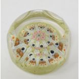 Strathearn glass paperweight, with faceted sides, limited edition no. 2/150, signed and dated