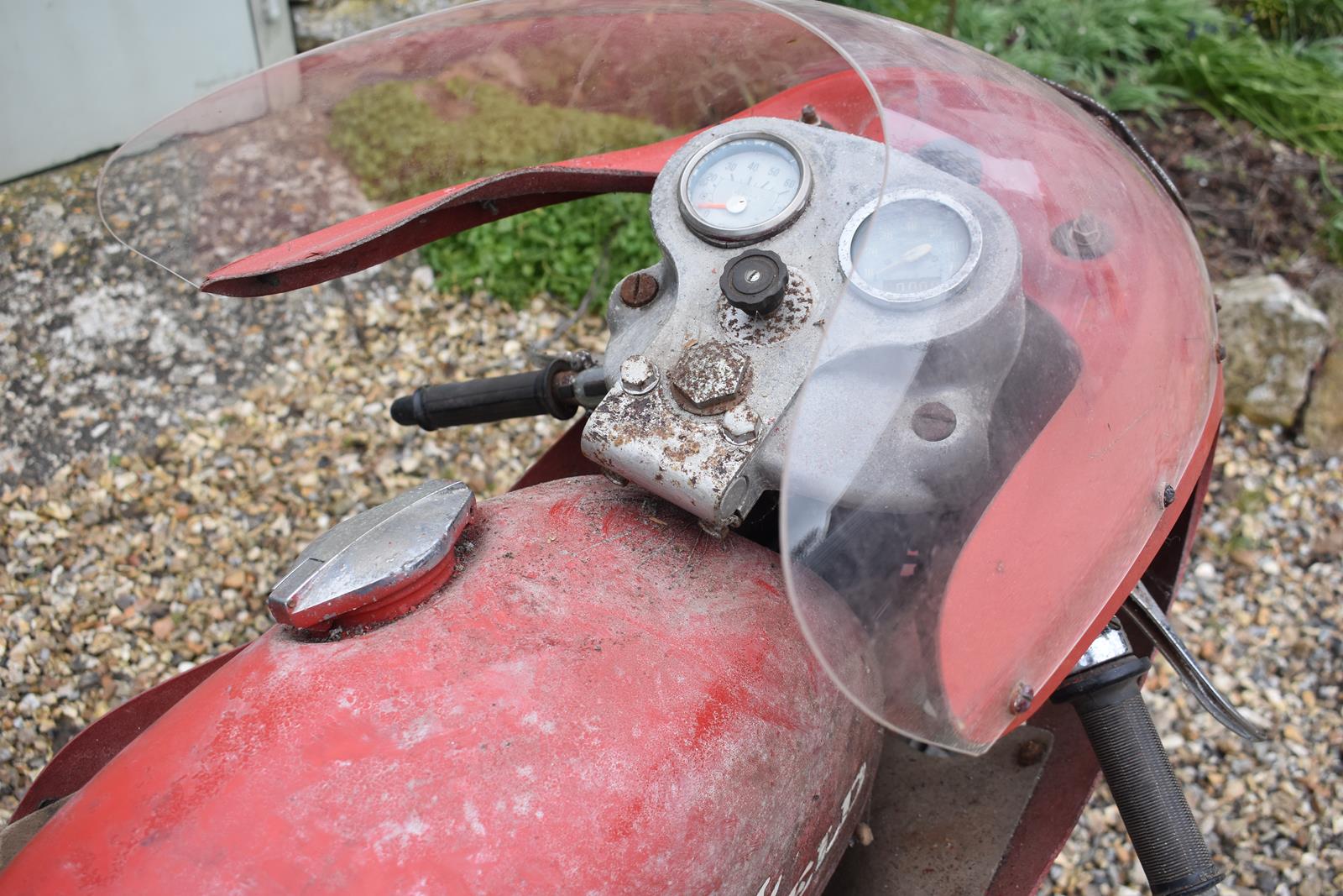 A 1966 Royal Enfield Continental GT Registration number GAF 592D Barn stored from a deceased - Image 6 of 6