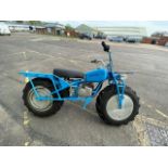 A 1969 Rokon Trail-Breaker Unregistered Very rare UK two-wheel drive motorcycle Fully restored by