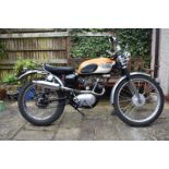 A 1960 Triumph T20 Tiger Cub street scrambler Registration number EAS 276 Frame number T64878 Engine