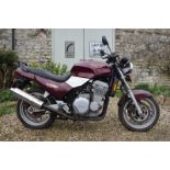 A 1992 Triumph Trident 900 Registration number K987 BRW, Barn stored from a