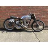 A 1937 Triumph Tiger 70 400 Purchased new in 1937 by Geoffrey Pollard Later converted for racing