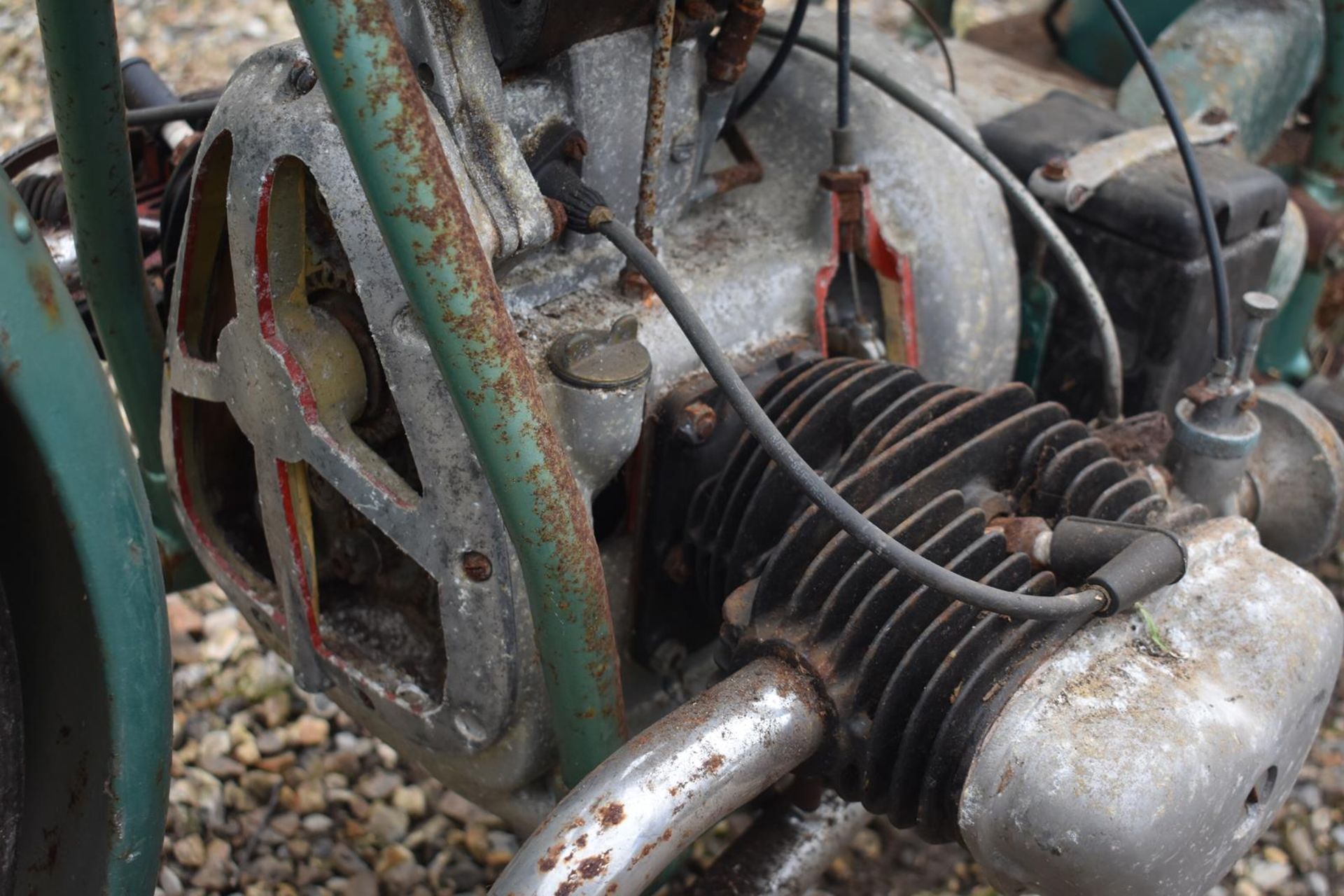 A rare Douglas Cutaway Display Motorcycle Unregistered Motor show display machine with letter of - Image 6 of 8