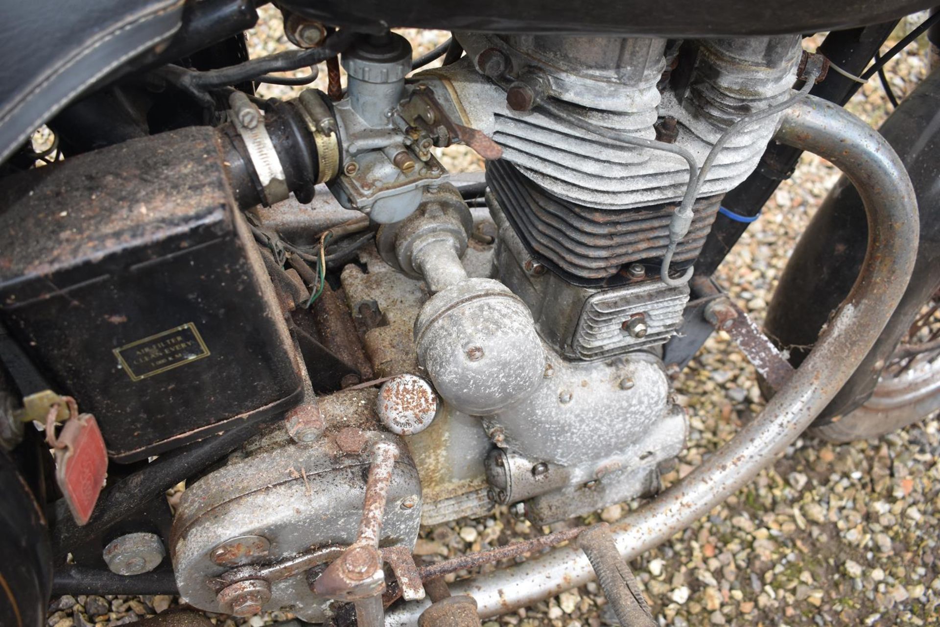 A 1991 Royal Enfield Bullet 350 Registration number H125 DTA Barn stored from a deceased estate - Image 5 of 6