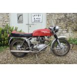 A 1966 Royal Enfield Continental GT Registration number MBH 889D Engine number GT17182 Last taxed