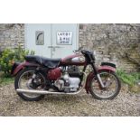 A 1959 Royal Enfield Meteor Registration number PFR 835 Engine number CM17090A Last taxed 2000