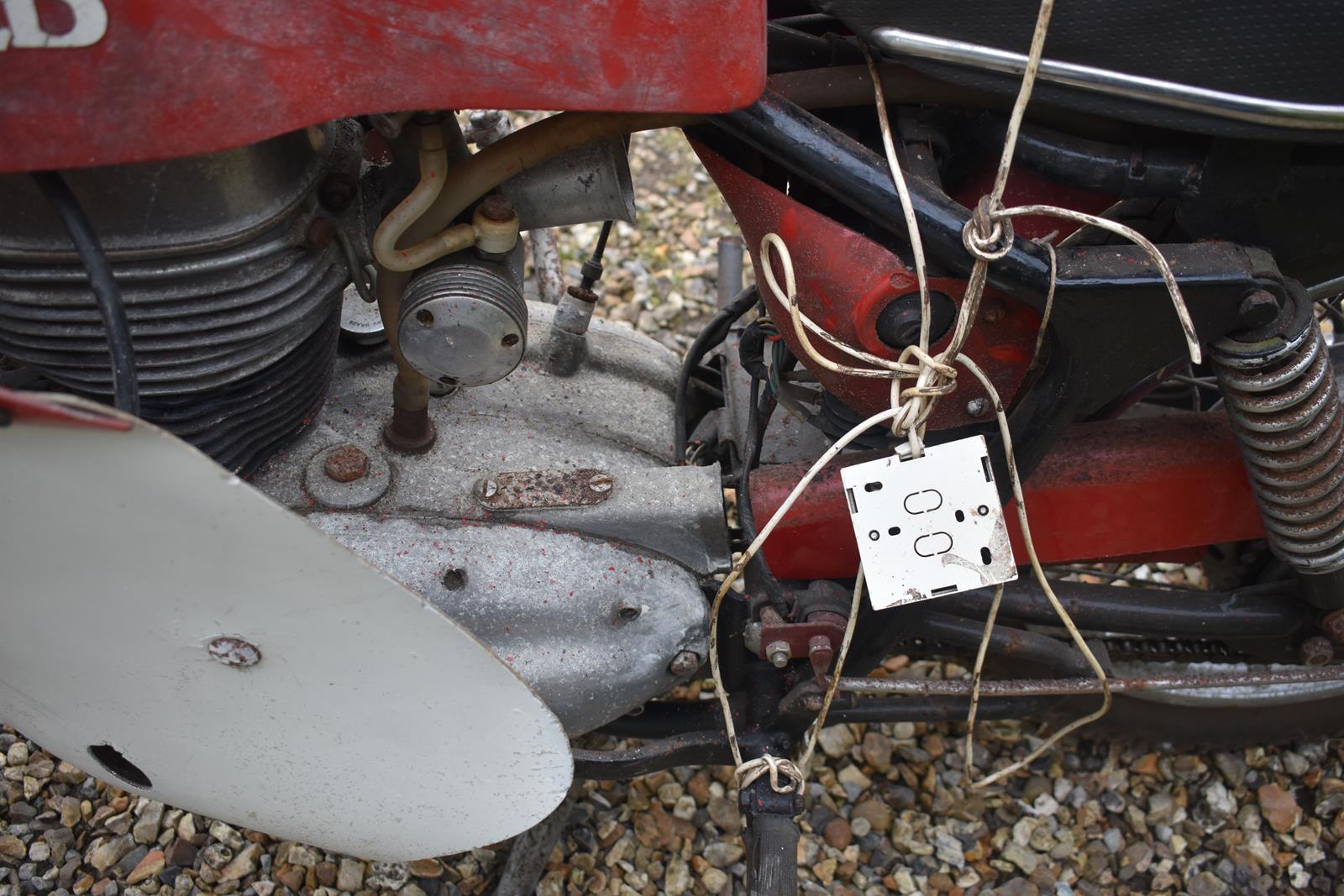 A 1966 Royal Enfield Continental GT Registration number GAF 592D Barn stored from a deceased - Image 3 of 6