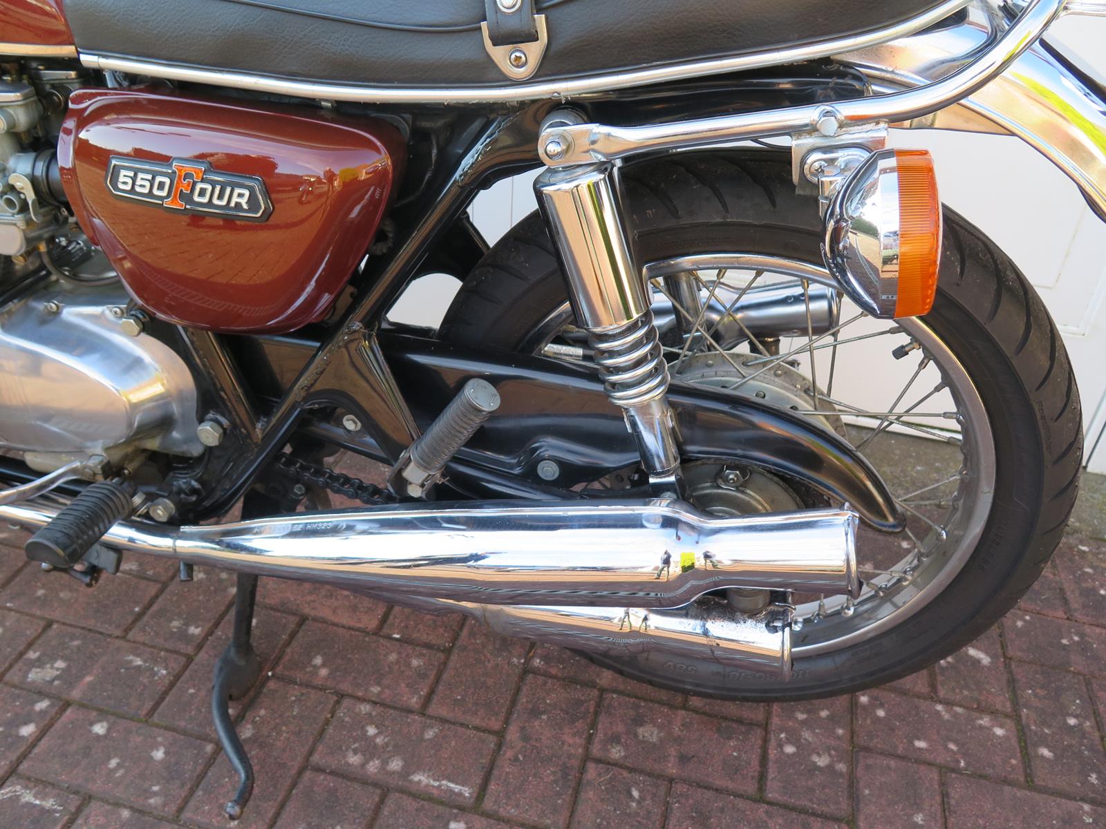 A 1976 Honda CB 550/4 Registration number OJT 114P Frame number CB5501232792 Engine number - Image 5 of 8