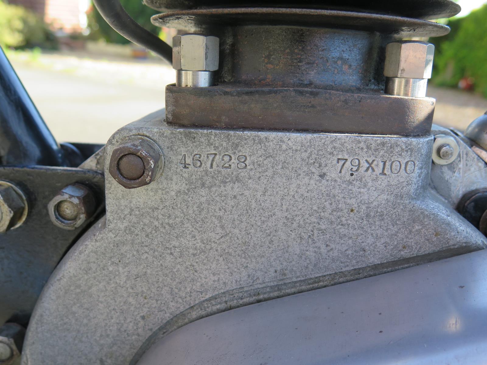 A 1930 Norton Model 18 Registration number VK 1615 Frame number 40989 Engine number 46728 V5C - Image 8 of 8