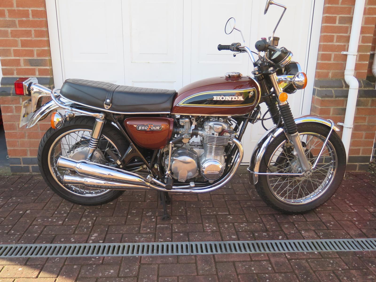 A 1976 Honda CB 550/4 Registration number OJT 114P Frame number CB5501232792 Engine number
