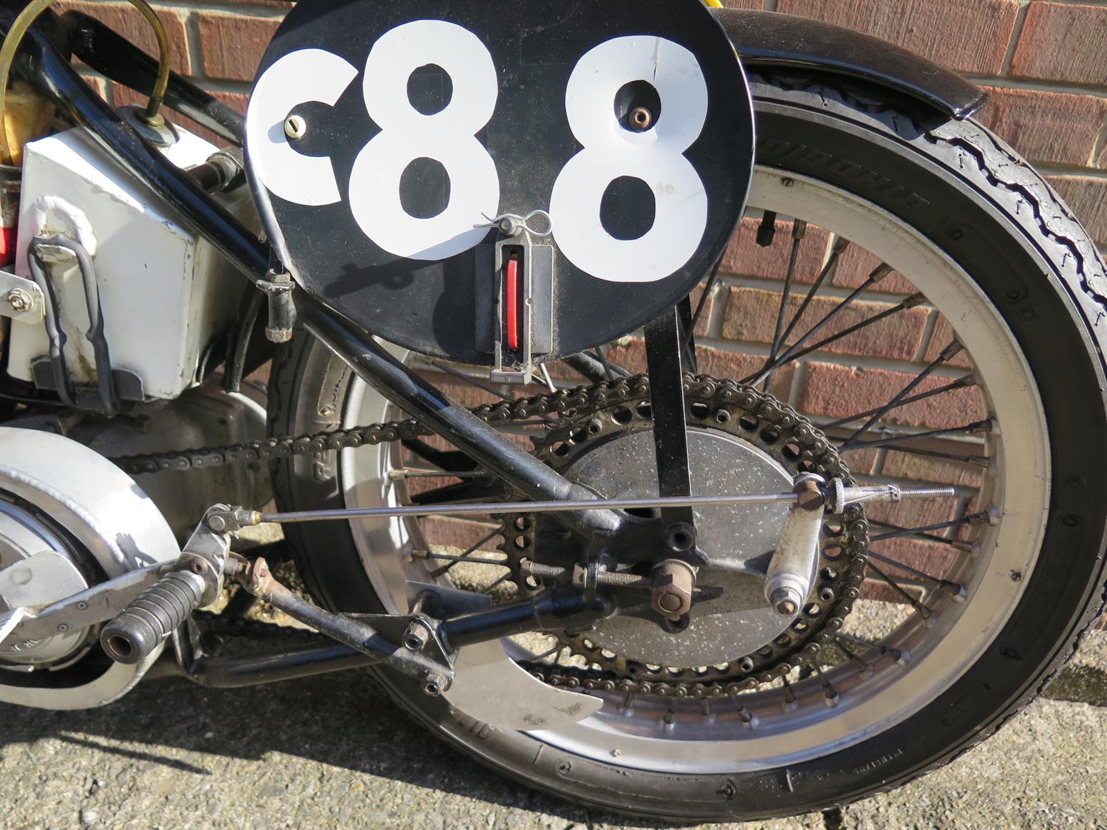 A 1937 Triumph Tiger 70 400 Purchased new in 1937 by Geoffrey Pollard Later converted for racing - Image 3 of 6