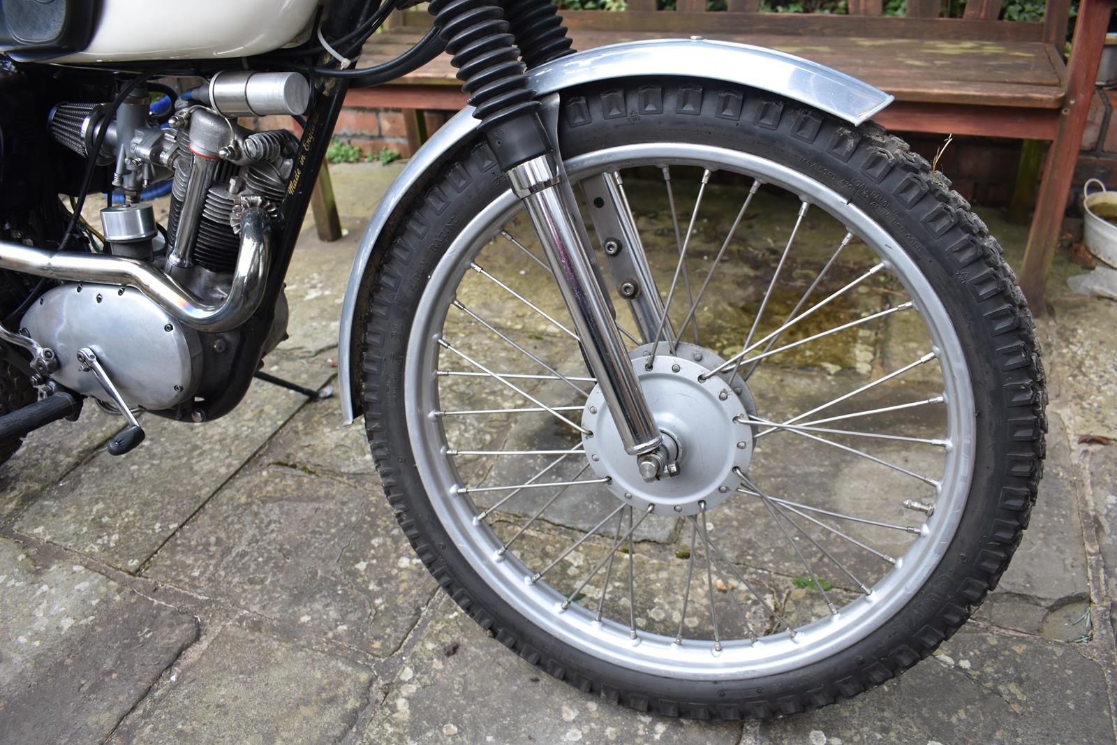 A 1960 Triumph T20 Tiger Cub street scrambler Registration number EAS 276 Frame number T64878 Engine - Image 11 of 17