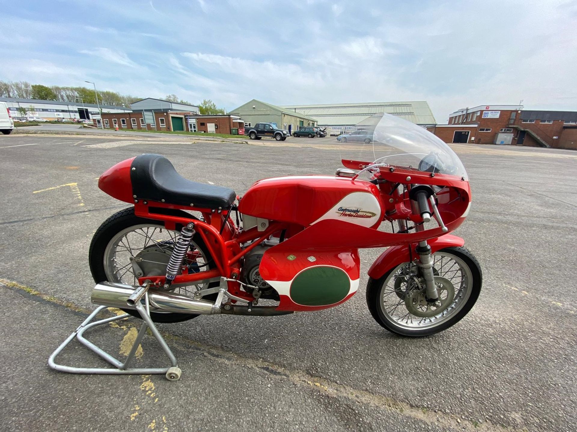 A 1968 Aermacchi Harley Davidson Harley Davidson 250 short stroke