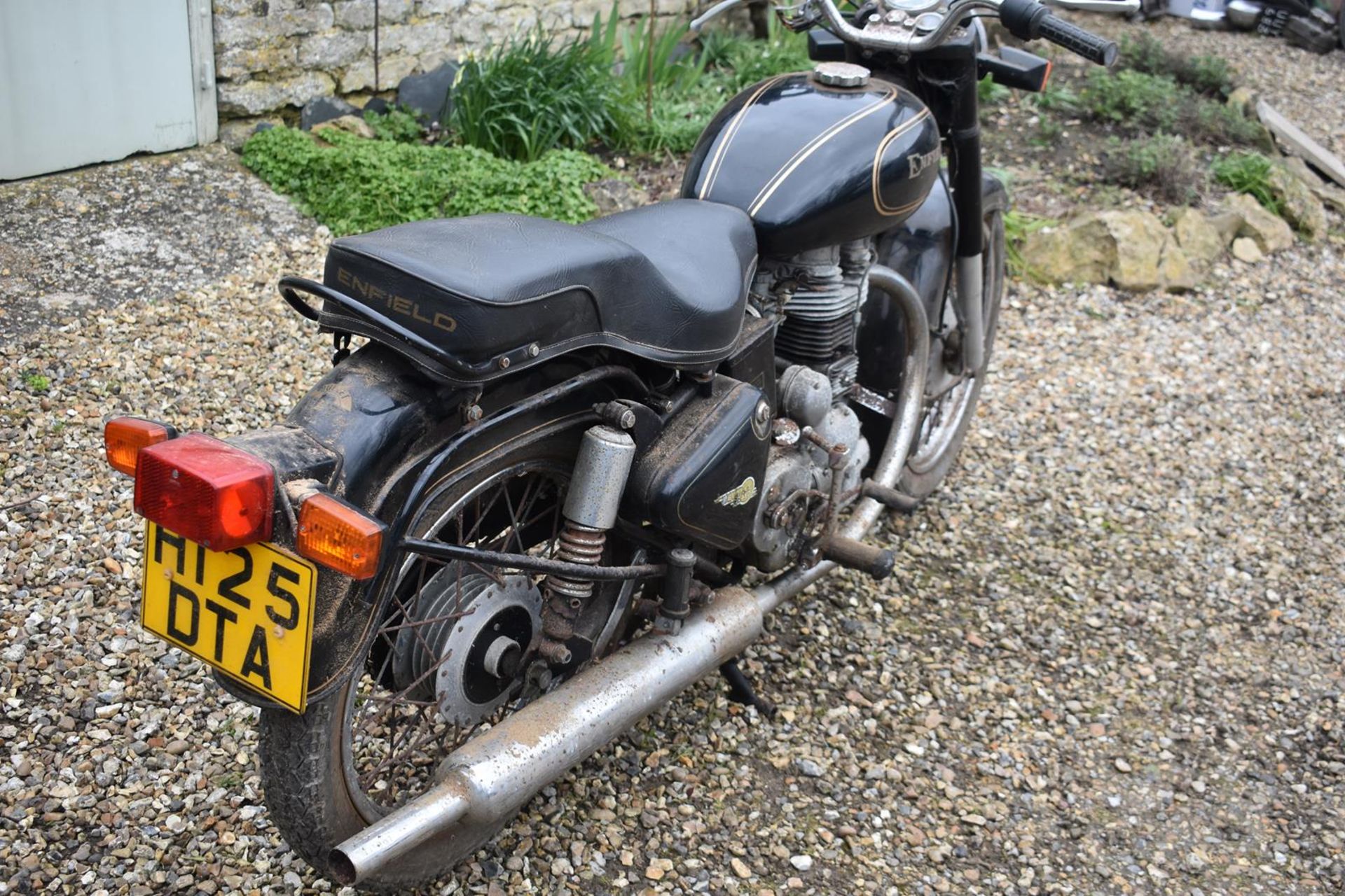 A 1991 Royal Enfield Bullet 350 Registration number H125 DTA Barn stored from a deceased estate - Image 6 of 6