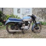 A 1966 Royal Enfield Clipper 250 Registration number ERL 616D Last taxed 1990 Barn stored from a