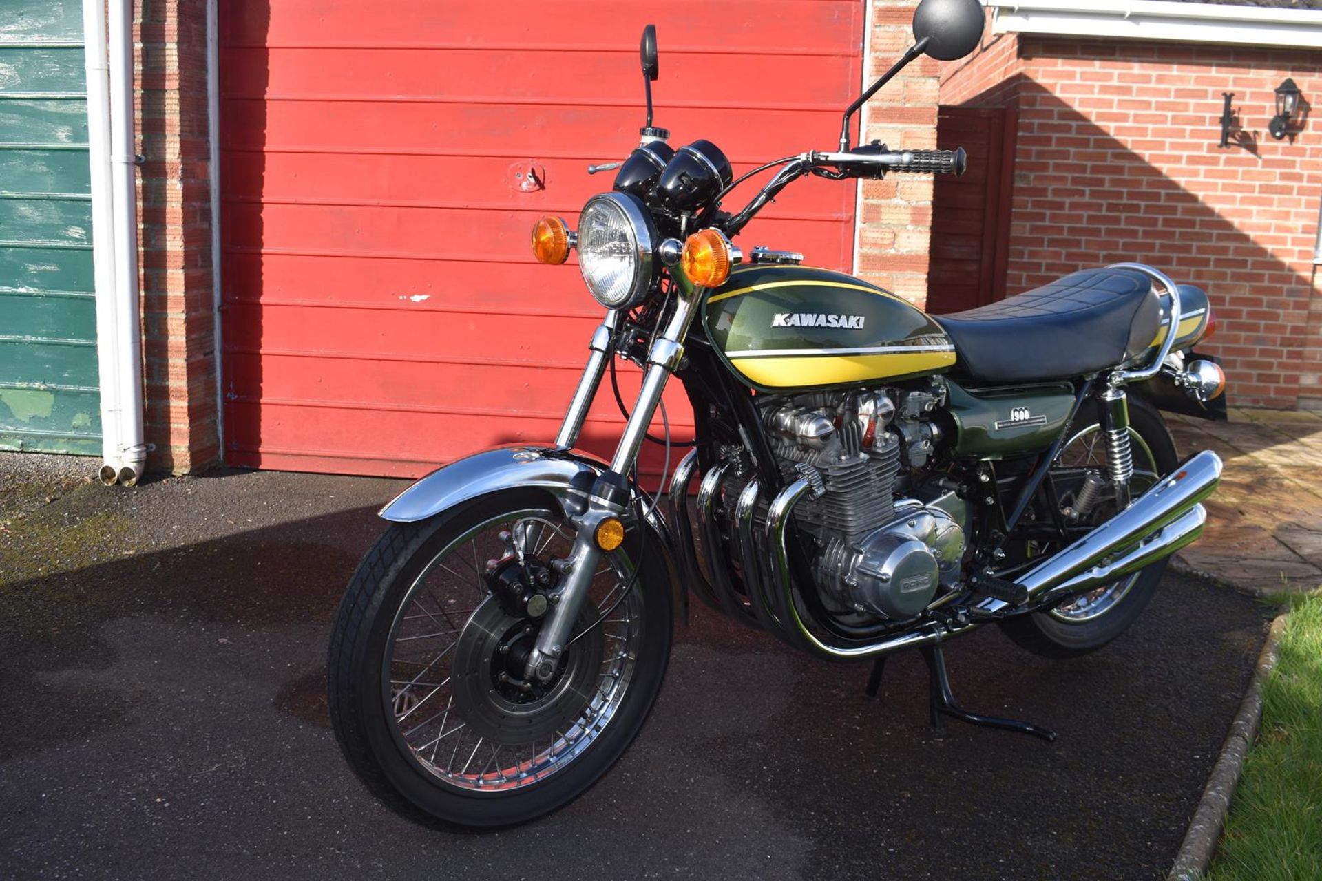 A 1974 Kawasaki Z1A Registration number GAW 215M Frame number Z1F38663 Green V5C Canadian import - Image 7 of 15