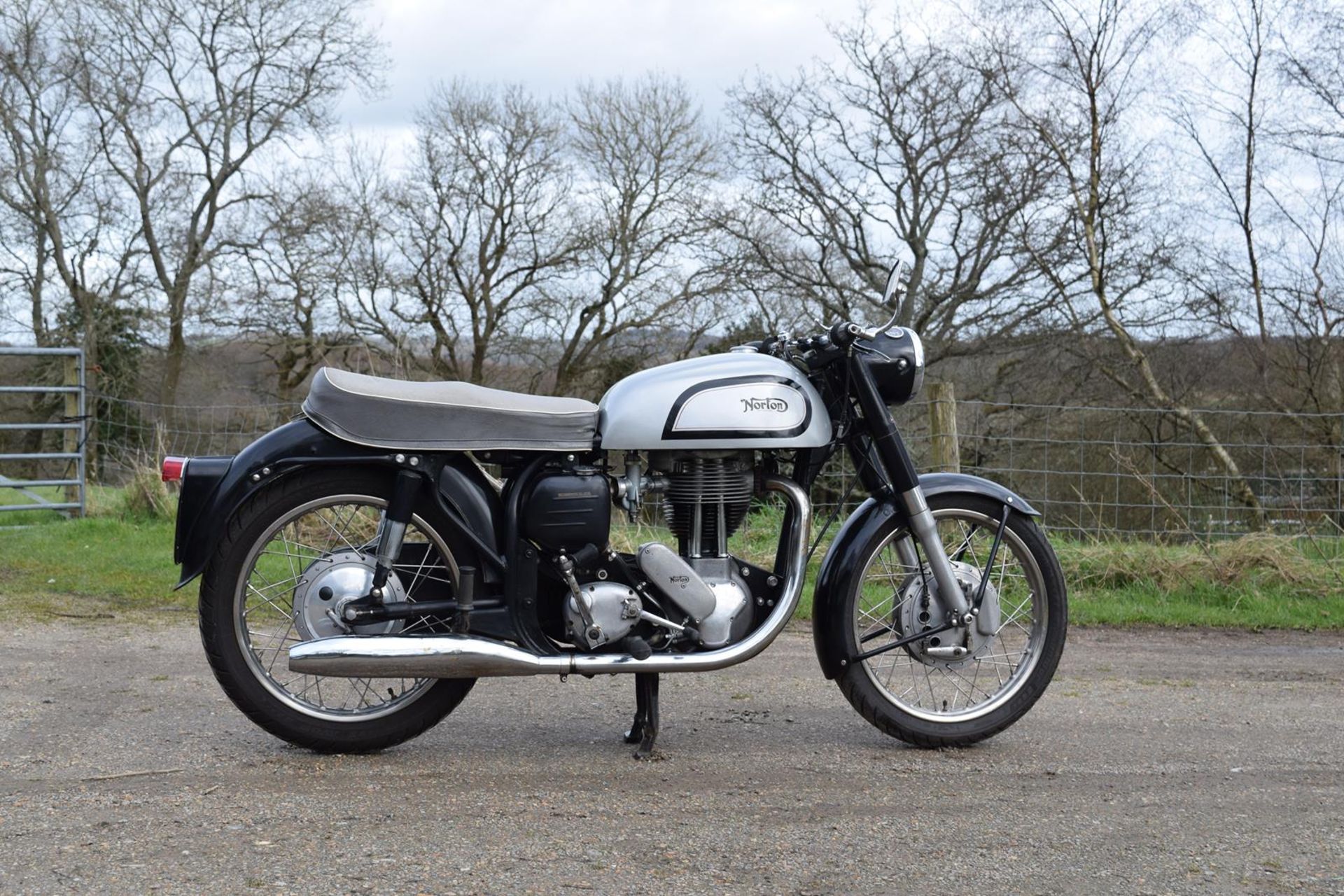 A 1961 Norton ES2 Registration number 833 LWL Frame number 93145 Engine number 93145 V5C, V5 &