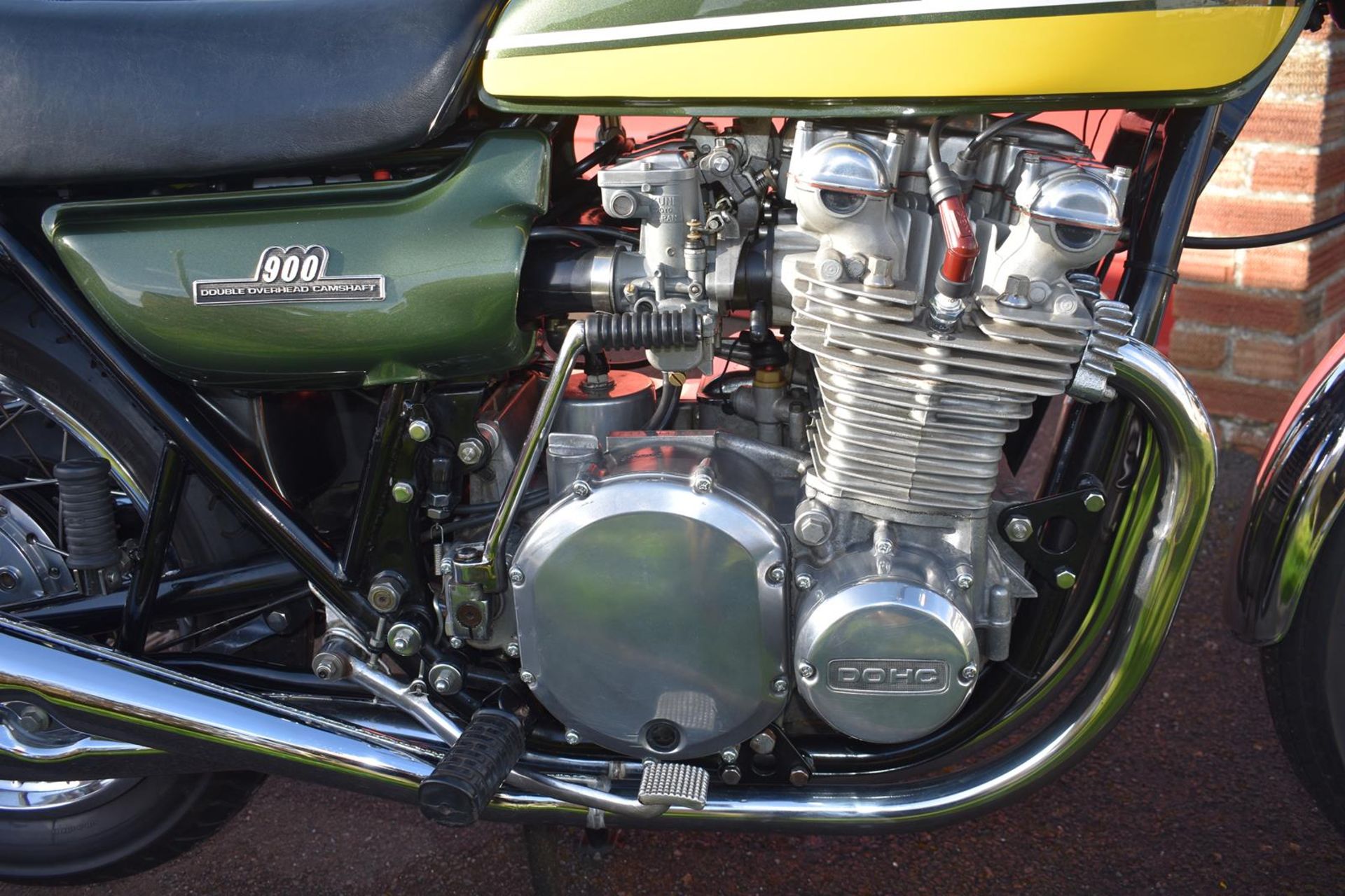 A 1974 Kawasaki Z1A Registration number GAW 215M Frame number Z1F38663 Green V5C Canadian import - Image 8 of 15