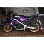 A 1993 Yamaha FZ 400/4 Registration number A70 TFE Frame number 46X139455 Engine number 33M Purple